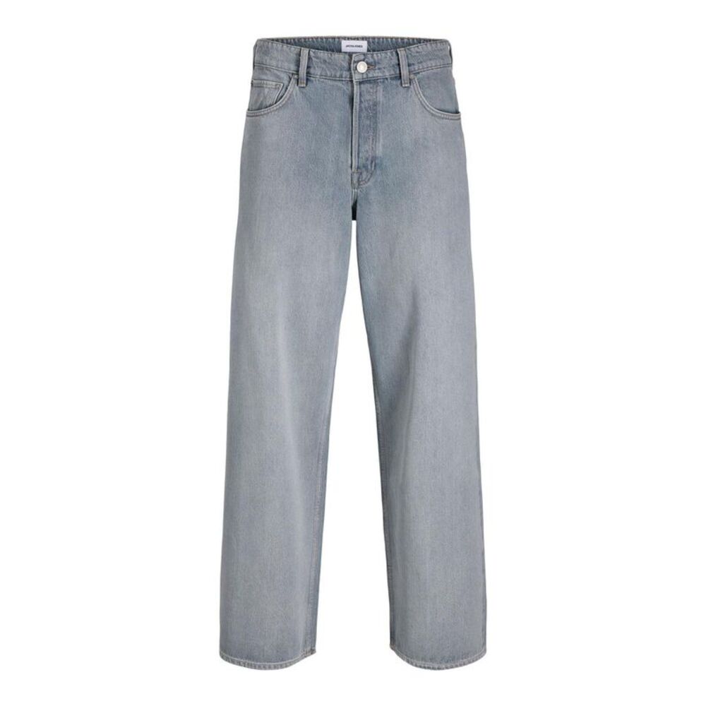 Jack And Jones Mens Dave Classic 244 Wide Leg Jeans / Blue Denim